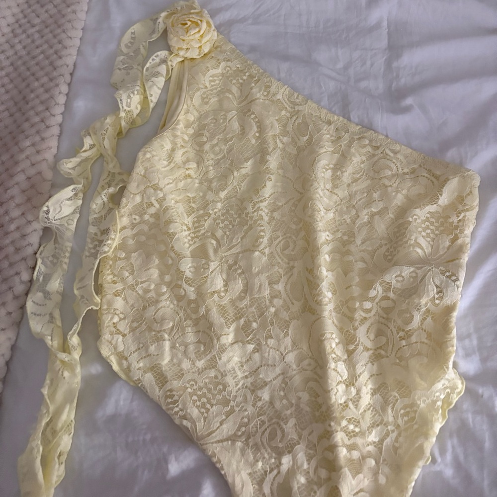 SHEIN Lace Panties in Cream